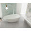Baignoire de trempage autoportante à surface solide L 67 po x l 34 po
