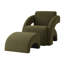Fauteuil rembourré avec repose-pieds-203765697
