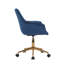 Chaise de travail en velours Garrow-1218215342
