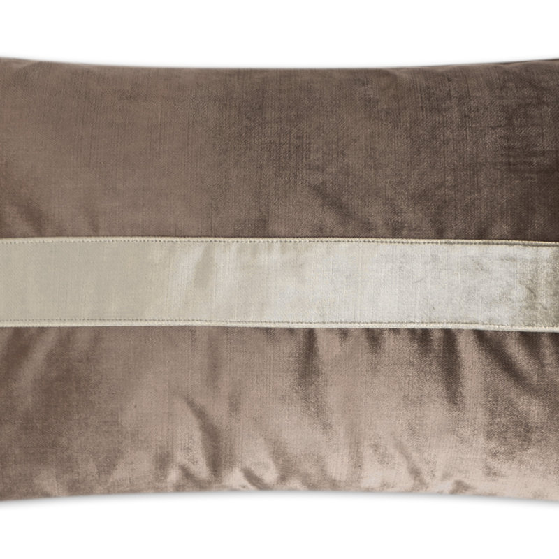 Iridescence Band Pillow Cover & Insert, Latte, Bolster 14"H x 42"W