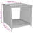 Krune Square 45cm L Side Table