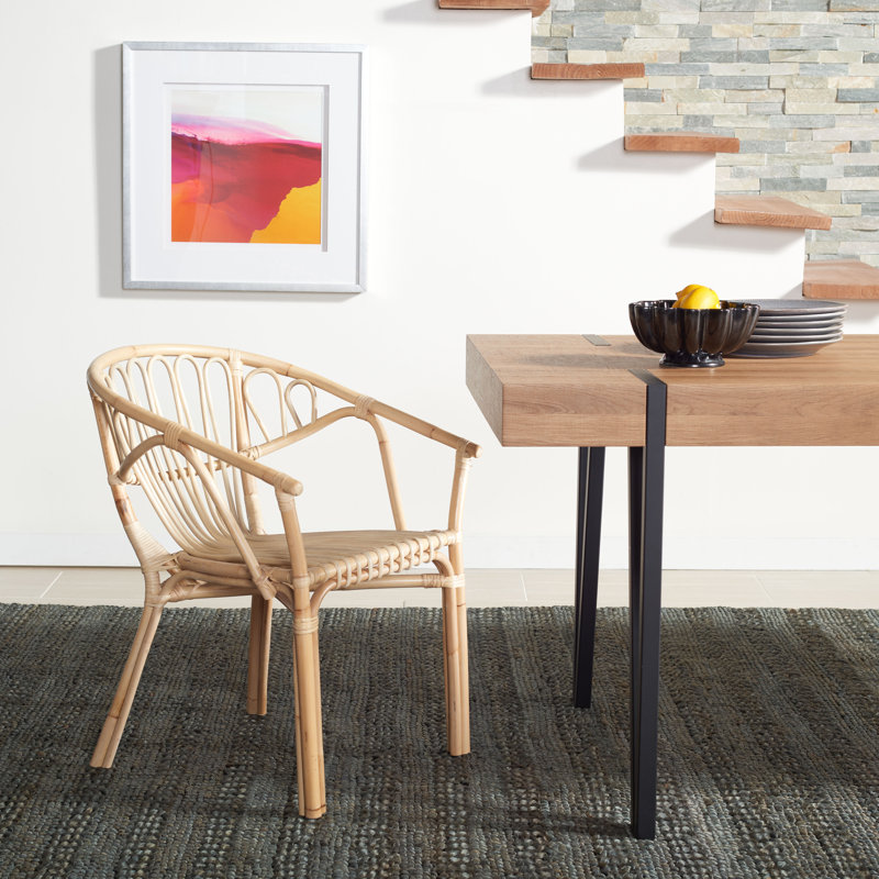 Fauteuil à dossier Brizeth Windsor, Naturel