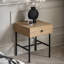 Bodie 400cm W Iron Bedside Table