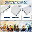 2X2 DEL à écran plat 15/20/25/30 / 40W couleur réglable 3,5 K / 4 K / 5 K / 5,7 K / 6,5 K 5200LM à intensité variable pour bureau, 120-277 V, ETL DLC