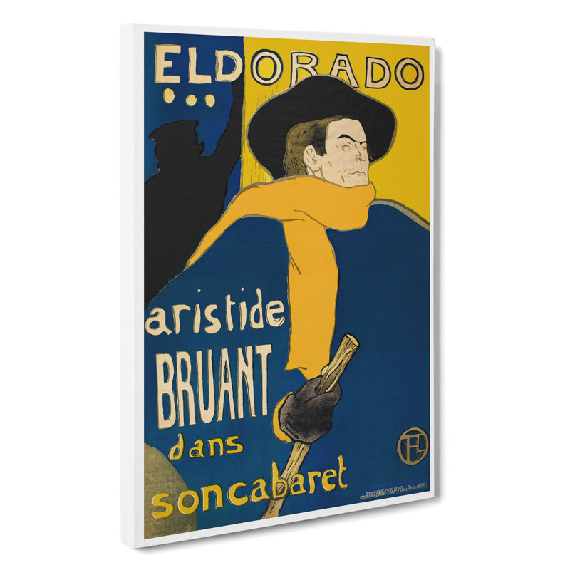 Les Ambassadeurs by Henri De Toulouse-Lautrec - Wrapped Canvas, 60cm H x 40cm W x 3cm D