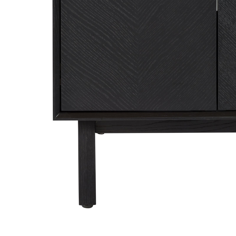 Adele 30'' W Single Bathroom Vanity Base, Black