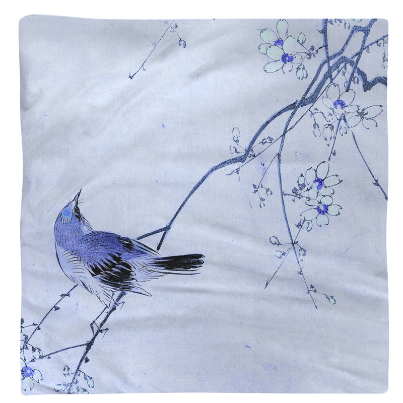 Keito Sato Cotton No Pattern Square Napkin, Blue