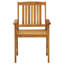 Ensemble de 2 chaises d'appoint d'extérieur Blaire, bois d'acacia, coussins-106483336