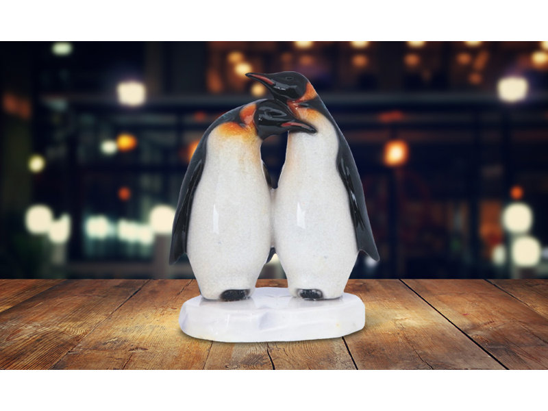 Figurine de couple animal 6,5 po