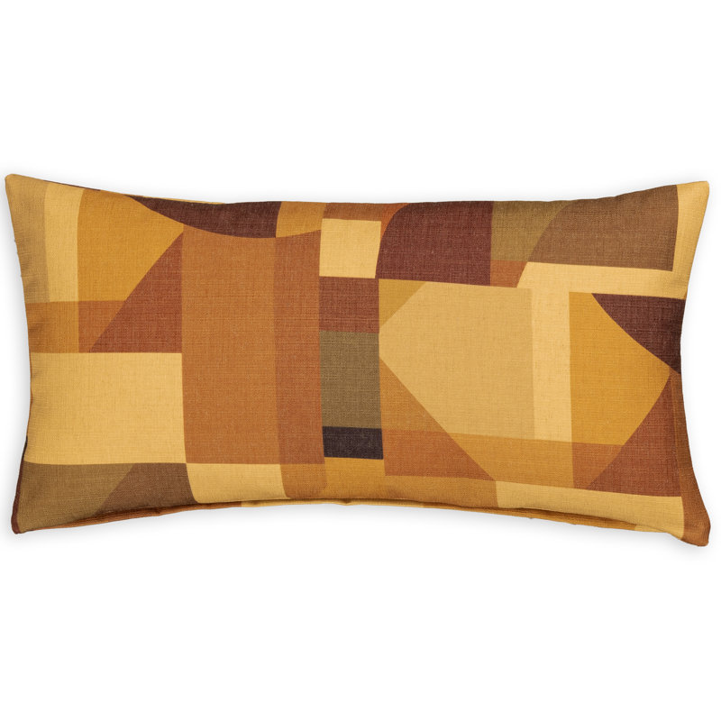 Coussin Geo Geo, Polyester, Rectangulaire H 14 po x l 26 po