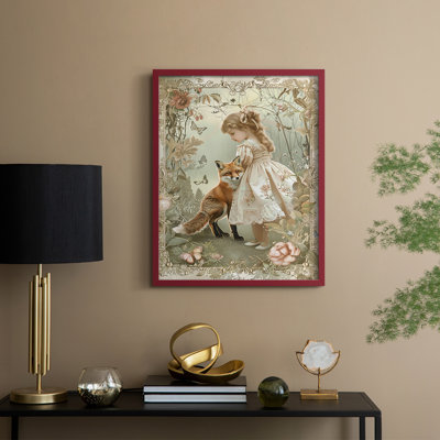 WOMEN Series CDV Framed Print - Solid Wood