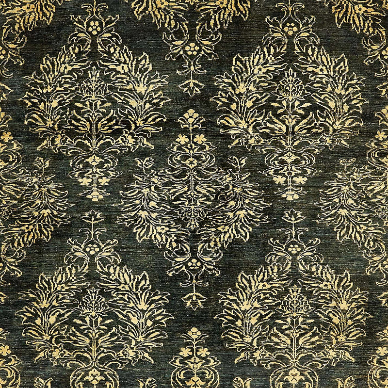 Tapis abstrait moderne 383, Carré 3 pi