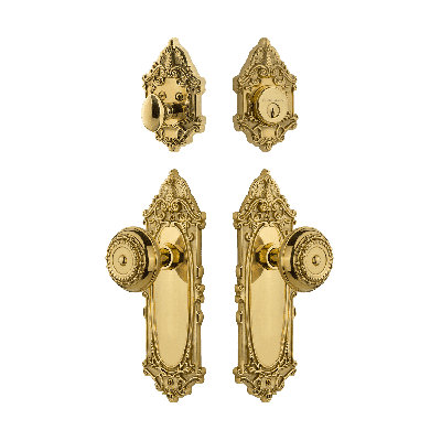 Nostalgic Warehouse Victorian Entry Set with Meadows Knob