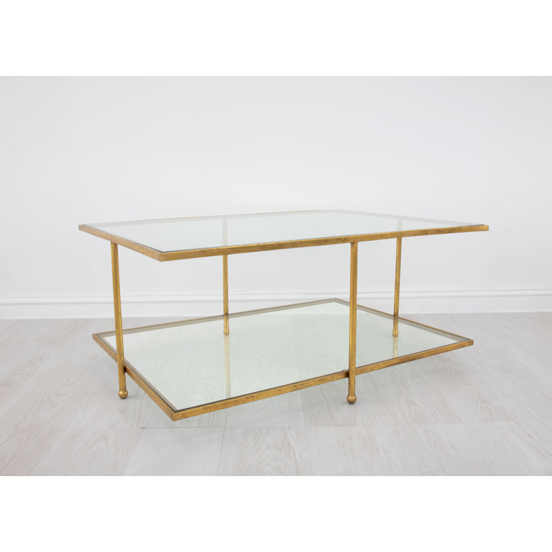 Romana Coffee Table, Gold