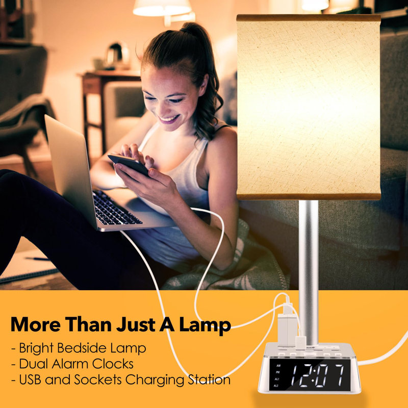 Megaira Metal USB Table Lamp