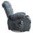 Oversized Massage Swivel Recliner Chair with Lumbar Heating for Living Room Rocker Recliner with Cup Holders and USB Charge Port, for Adult-603546955
