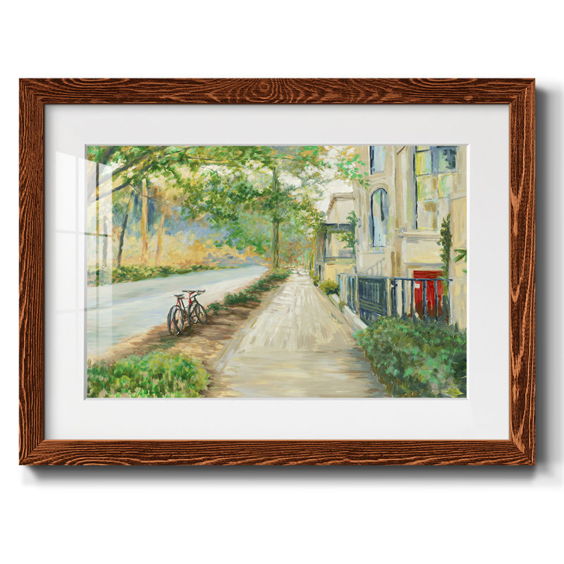 " Sunny Side Of The Street ", Maple, 14" H x 20" W
