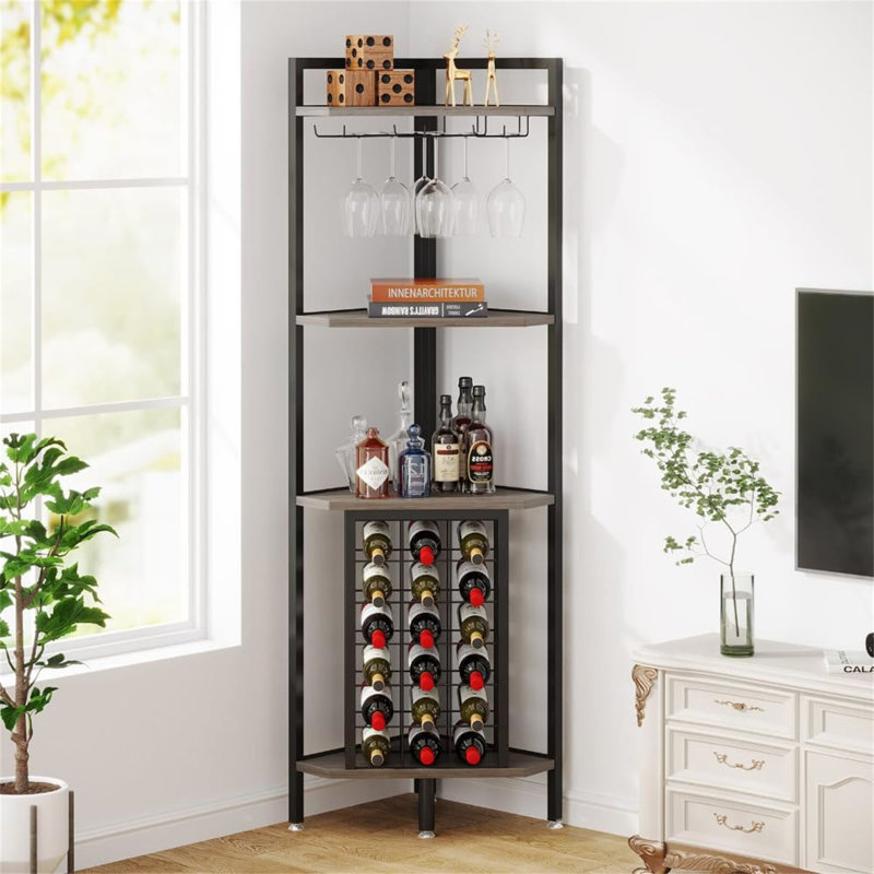 Wine Bottle Rack Black