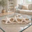 Sculpture artistique en résine étoile de mer sable pour décoration intérieure - Décoration côtière décorative pour salon