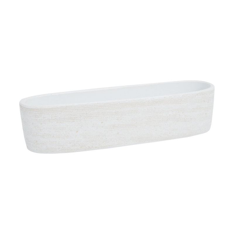 Pot de fleurs en céramique Gateway, H 4,75 po x l 20 po x P 5 po