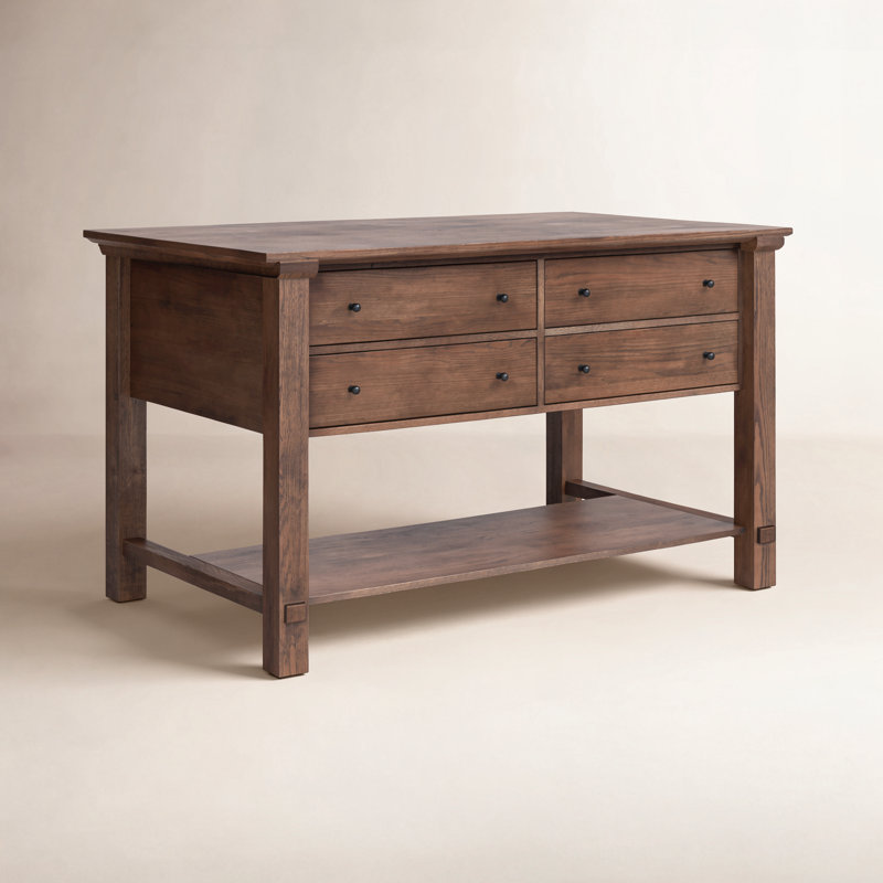 Gardendale Kitchen Island, Tan