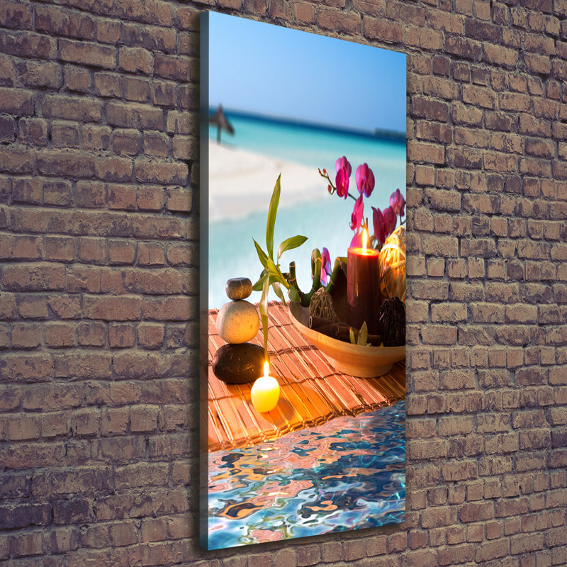 Orchid And Bamboo - Wrapped Canvas Print