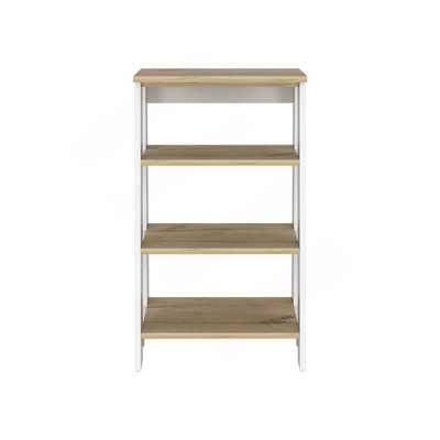 St. Clair Linen Cabinet, Two Interior  Shelves, Two Open Shelves, Single Door