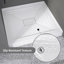 Base de panneau de douche à seuil simple blanc l 30 po x P 30 po avec ensemble de bonde et couvercle de bonde inclus, antidérapant