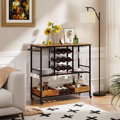 Alys Metal Bar Cart