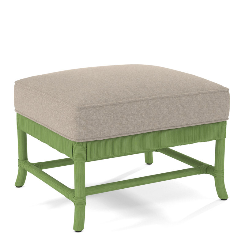 Lafayette Ottoman, Java, Eggshell Crypton Performance; 0884-93