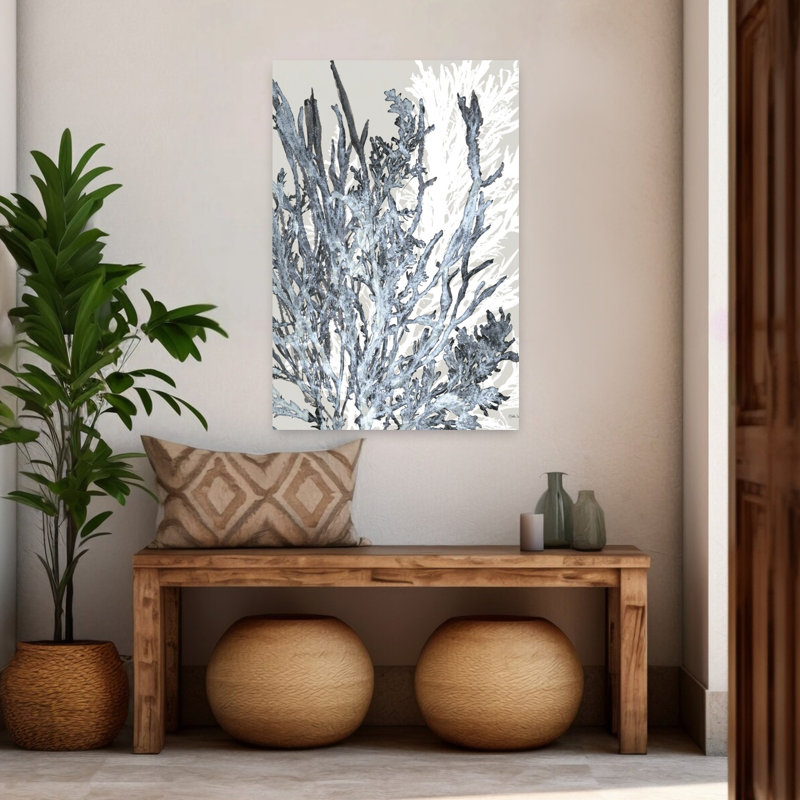 Art corail transparent 2, H 48 po x l 32 po