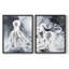Encre Octopus I - impression encadrée de qualité supérieure - prête à être accrochée - aucun clou requis - aucun clou requis-891761686-891761683