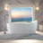71" x 31-1/2" Whirlpool and Air Bath Heated Soaking Combination Tub