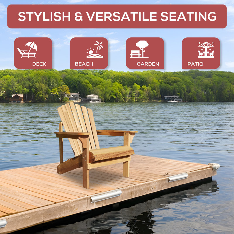 Hillary Western Red Cedar Adirondack Chair