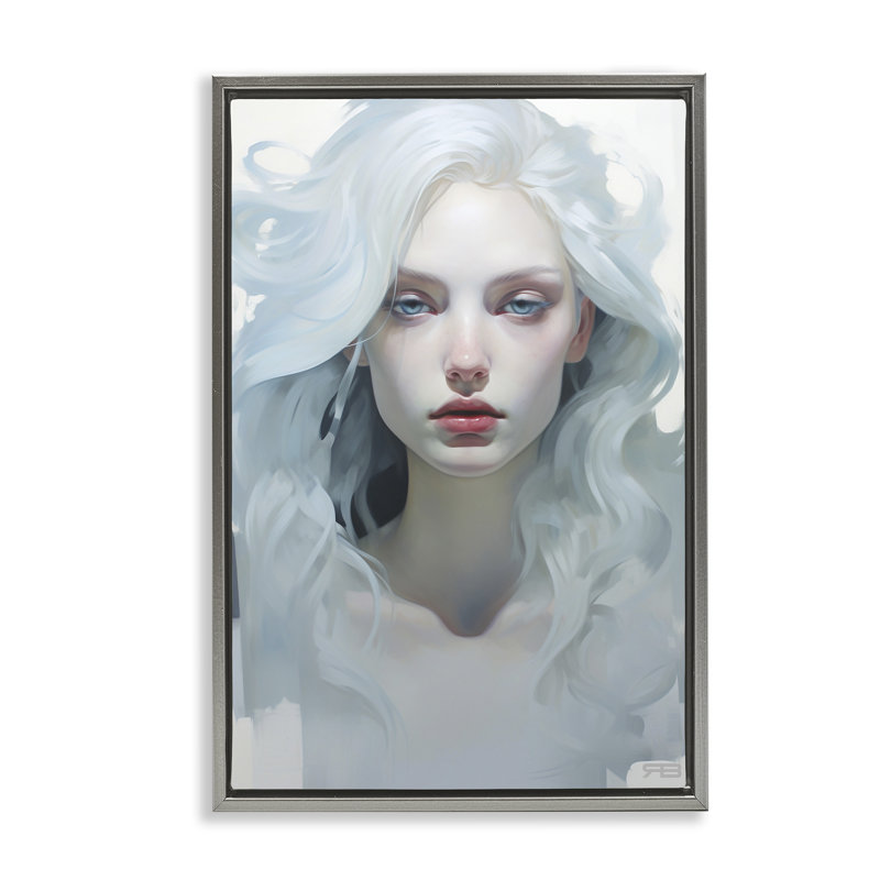 Toile flottante encadrée Flooater par Roozbeh Bahramali, Cadre flottant gris lustré, H 31 po x l 21 po