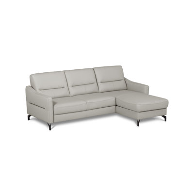 Falkirk Leather Corner Sofabed