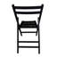 4 chaises pliantes en bois massif noir, avec siège confortable à lattes pour toutes les occasions, 220 chaises de plafond avec poids de 220 lb, de couleur, dossier ouvert confortable, divers espaces et supports pliables-964285182