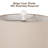 22'' Farmhouse Jar Table Lamp, Rotary Switch Rustic Bedside Lamp Pot Nightstand Lamp for Home Deco-1222205505