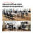 Neeya Ergonomic Home Ofiice Mesh Chair Computer Chair with Flip-Up Arms-106361779-124198004-128032105
