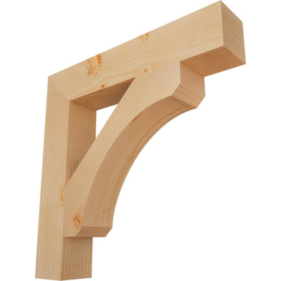 H 6'' W x 40'' D Wood Bracket/Corbel