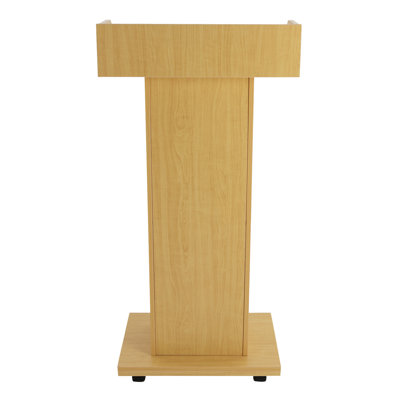 43.3'' Wood Full Podium with Wheels
