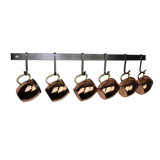 Moscow Mule Mug Handcrafted Wall Mounted Pot Rack