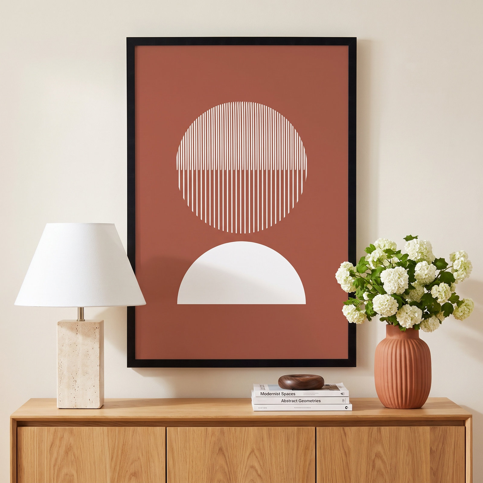 Mid 41 Print by Jacob Goossen, 33" H x 23" W x 1" D, Black