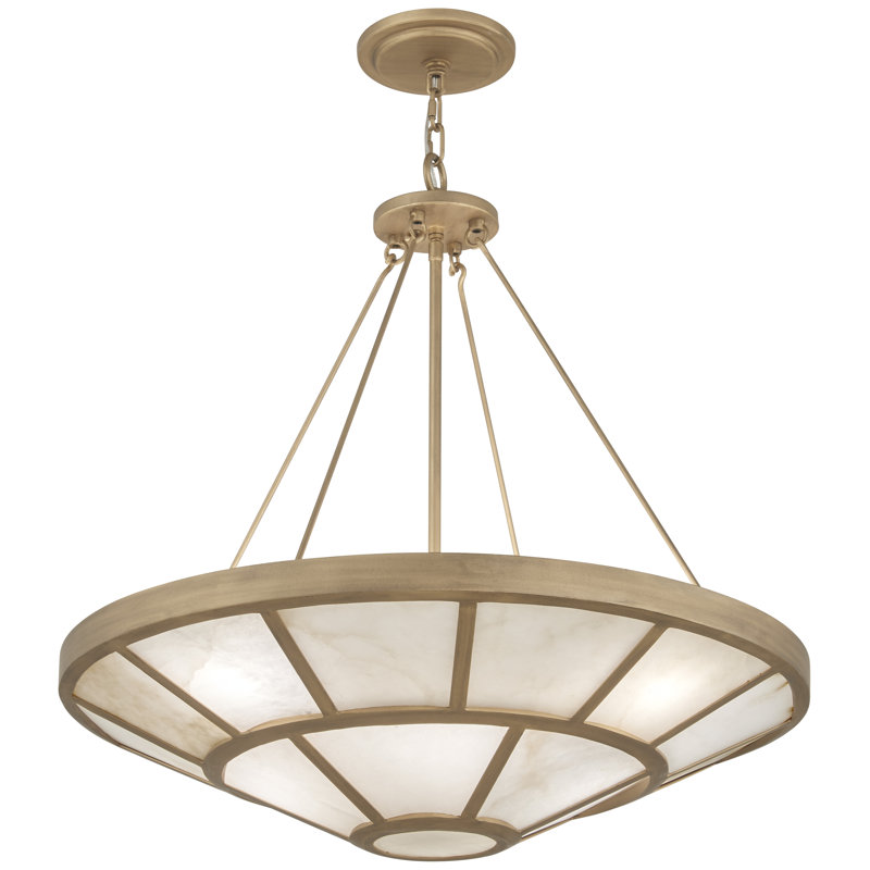 Ashen Gold 8-Light Indoor/Outdoor Glass Pendant