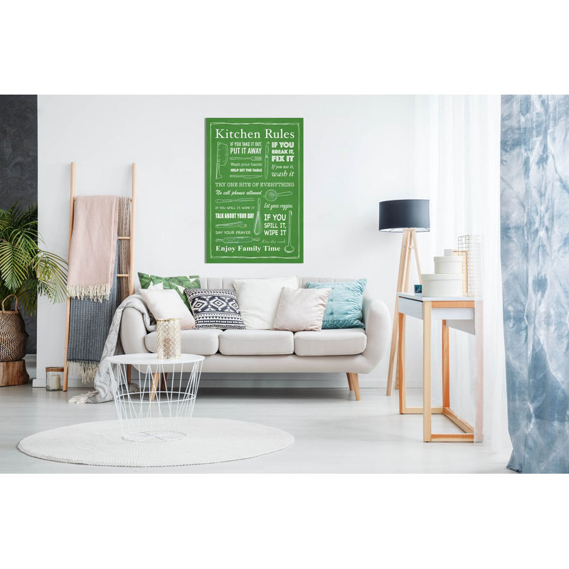 Kitchen Rules - Wrapped Canvas Print, 76cm H x 51cm W