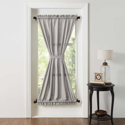 Braynt 100% Cotton Semi Sheer French Door Curtain Single Panel