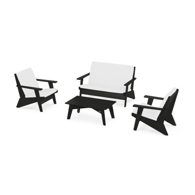 POLYWOOD® Riviera 4-Person Patio Seating Group