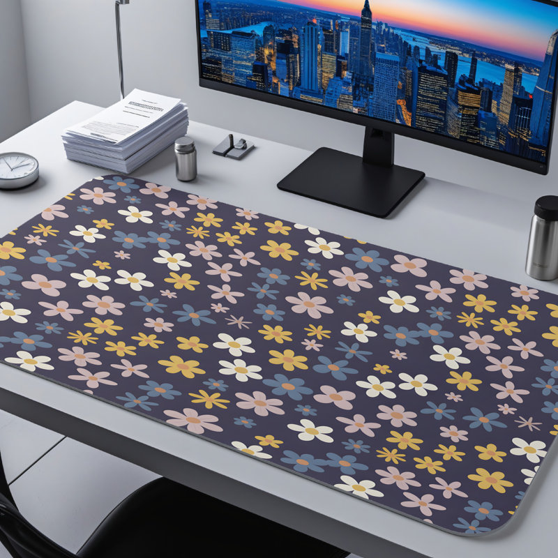 Polyester Desk Pad, 14.4x12.1