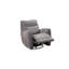 Fauteuil inclinable pivotant rembourré Man Wah Brisbane, granit-134414070