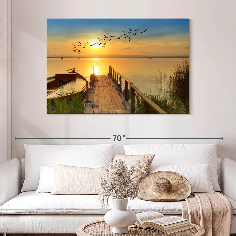 Mehar Fishing Dock, 32" H x 48" W